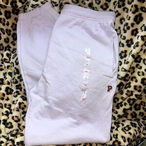 PINK Victoria's Secret Light Pink Joggers